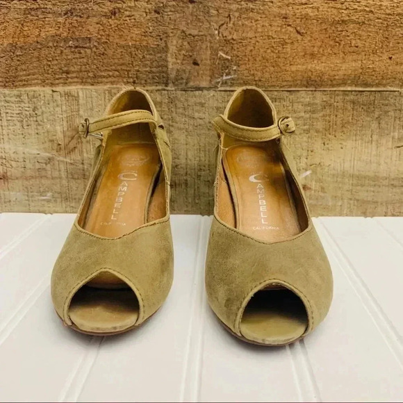 Jefferey Campbell Regina Peep Toe Wedges - Picture 2 of 8